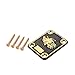 Electric Guitar Neck Plate & 4 Screws For Strat/Tele Style Electric Guitar - Gold & Black