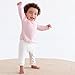 Boody Body Baby EcoWear Pull On Pant - Soft Drawstring Infant Pants made from Natural Organic Bamboo - Soft Breathable Eco Fashion for Sensitive Skin - Rose Pink, 3-6 months