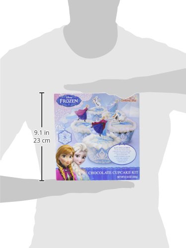 Crafty Cooking Kits Disney Frozen Cupcake Kit, Chocolate, 9.18 Ounce - Thumbnail 5