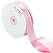 LaRibbons 1 Inch Wide Double Face Satin Ribbon - 25 Yard (123-Pearl Pink)