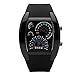 Hiwatch TM Digital Led Watches Cool Car Meter Dial Unisex Blue Flash Dot Matrix LED Racing Watch With Gift Box -2 Years Warranty