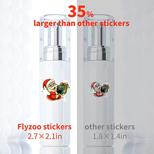 25 Pcs Christmas Stickers Decals, Waterproof Stickers for Christmas Decoration, Cute Vinyl Holiday Celebration Stickers Pack for Skateboard,Laptop,Kids,Teens,VSCO Girls,Adults