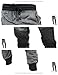 Casual Fleece Jogger Pants Active Elastic Urban Biker Slim Fit VW500 (Medium, VW5015)