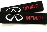 Car Accessory Warehouse Exclusive Product - Infiniti Seat Belt Shoulder Pad Premium Custom Automotive Seatbelt Pads