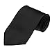 Dan Smith Men's Fashion Solid Tie Microfiber Beautiful Neckties Xmas Gift With Free Gift Box