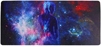 Mouse Mat, Wagolo Professional Large Computer Game Mouse Pad(35.4x15.7x0.1inches,Starry Sky)