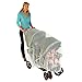 Nuby Double Stroller Universal Size Mosquito Net, White