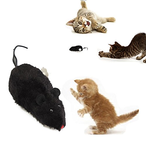 Bazaar Cat Toy Wind Up Mouse Mice Pet Toy Walking Furry Mouse Rat