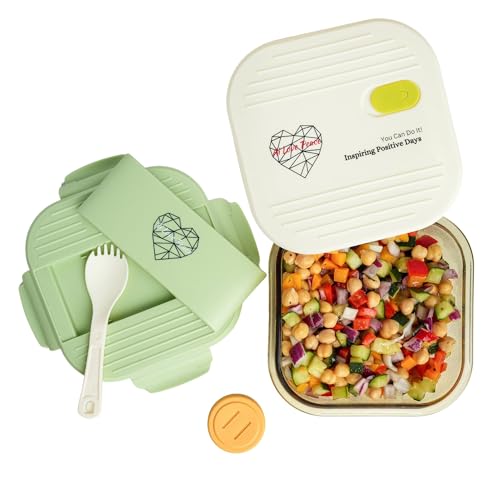 Microwave Safe Glass Container with Dual Lids, Food Storage Containers