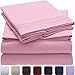 Mellanni Twin Sheet Set - Twin Bedding Set for Girls - Hotel Luxury Kids Bedding Sheets & Pillowcases - Extra Soft Cooling Bed Sheets - Wrinkle, Fade, Stain Resistant - 3 Piece (Twin, Pink)