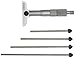 Fowler 52-225-110 Economy Depth Micrometer, 0-4