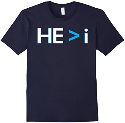 Mens He is greater than I love praise worship Christian tee shirt 2XL Navy