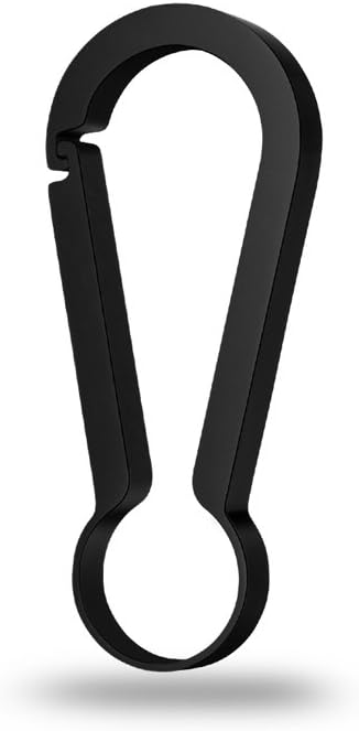 NUBARKO Keychain Carabiner Hook Key Clip, Quick Release Titanium Spring Snap, Super Lightweight （2.3"