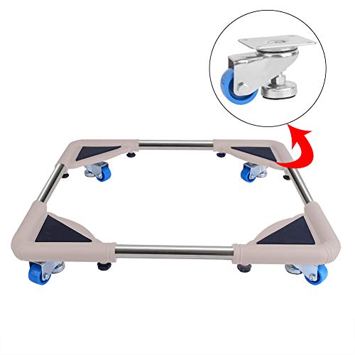 SPACECARE 4 Rubber Locking Swivel Wheels Telescopic Furniture Dolly Roller with Size Adjustable-STFD003 - Thumbnail 7