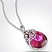 Lelekiss Women's Vintage Swarovski Teardrop Crystal Pendant Necklace, Mothers Day Gifts for Mom