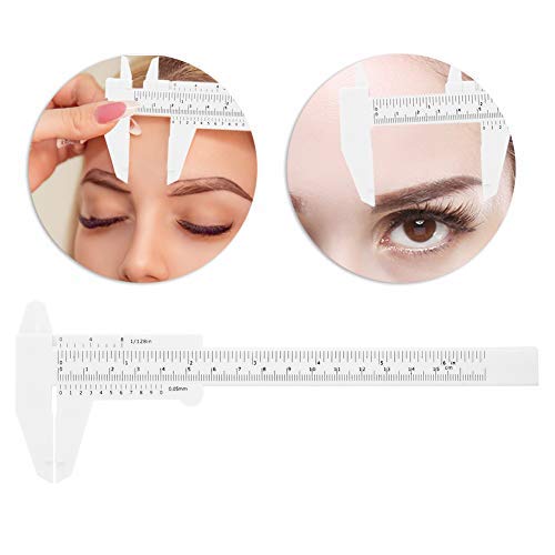 8 Types Eyebrow Tattoo Ruler,Golden Ratio Eyebrow Measure Balance Extension Ruler Shape Stencil for Beginner or professional user