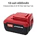 Biswaye 2-Pack 18-Volt Lithium Battery Replacement for Porter Cable 18V Lithium-ion & Ni-Cd Battery PC18B PC18BL PC18BLX PC18BLEX PCC489N PCXMVC