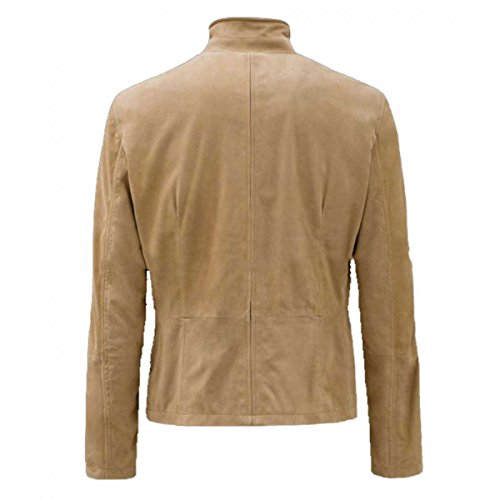 LP-FACON James Bond Spectre Blouson Morocco Brown Suede Leather Jacket