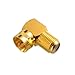 Cable Matters 10-Pack Gold Plated Right Angle F-Type Coaxial RG6 Adapter