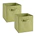 ClosetMaid 4437 Cubeicals Fabric Drawer, Kiwi Green, 2-Pack
