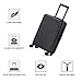 GoPenguin Luggage, Carry On Luggage with Spinner Wheels, Hardshell Suitcase for Travel with Built in TSA Lock Black