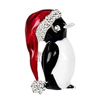 Yliquor Women Christmas Series Brooch Fashion Scarf Clip Christmas Decorations Ornaments Gifts for Xmas Holiday Party Wedding Outfit Decorate (H)