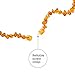 Amber Teething Necklace – Polished Teething Necklace For Babies Unisex (Honey) – Anti-inflammatory, Swollen gums & Teething Pain Reduce Properties – Certificated Natural Ukrainian Amber Beads