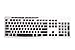 Keyboard Cover for Logitech MK295 MK270 MK200 K270 Wireless Keyboard, Logitech MK370 MK270 MK200 K270 Keyboard Skin Protector - Black