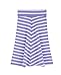 RuffleButts® Little Girls Maxi Skirt w/Stripes