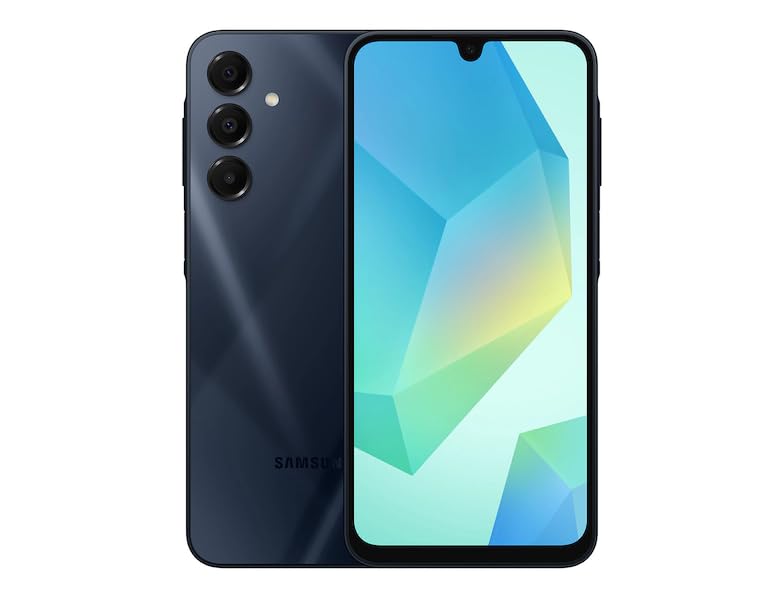 Samsung Galaxy A16 5G, 128GB, Android Smartphone, AMOLED Display, Fast Charging, Expandable Storage, US Version, Blue Black, only for T-Mobile (Renewed)