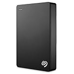 Seagate Backup Plus 5TB Portable External Hard Drive USB 3.0, Black (STDR5000100)