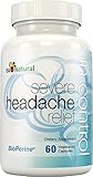 In Control Headache & Migraine Relief - Fight Severe Pain, Nausea, and Sensitivity - Butterbur & Feverfew - 60 Vegetarian Soft Capsules