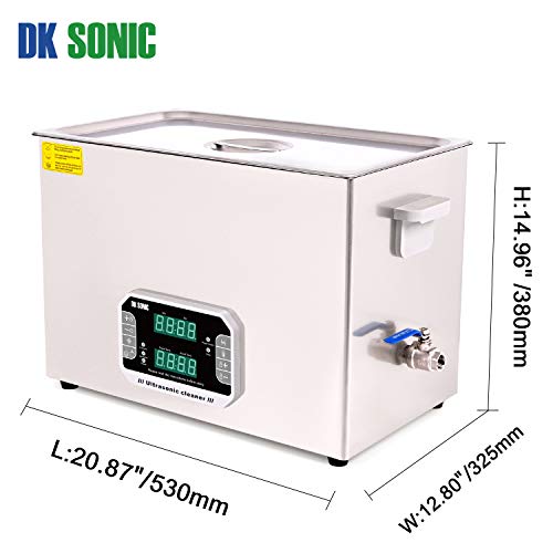 DK SONIC 30L Large Touch Ultrasonic Cleaner with Heater,Timer,Multiple Cleaning Mode for Carburetor,Automotive Parts,Gun Parts,Circuit Board, Industrial Commercial Ultrasound Cleaning Machine - Image 8