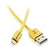 [Apple MFi Certified] Cable Matters Lightning Cable in Yellow 6.6 Feet/2 Meters
