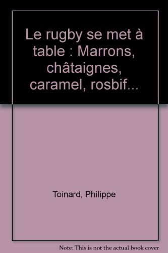 Le  rugby se met à table