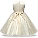 NNJXD Girl Flower Sequin Princess Tutu Tulle Baby Party Dress Size(90) 19-24 Months Yellow