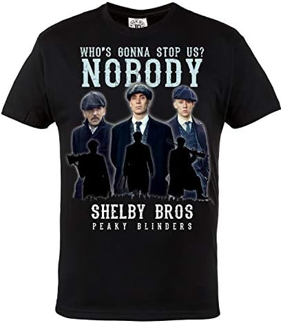 Rule Out. Mens Casual T-Shirt. Peaky Blinders. Shelby Bros. Black. Fanswear