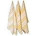 Now Designs Jumbo Pure Kitchen Towel Set of 3, Lemon Yellow