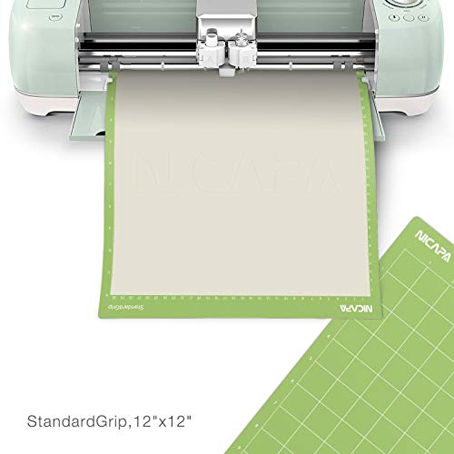 Nicapa Standard Grip Cutting Mat for Cricut Maker 3/Maker/Explore 3/Air