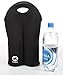 Hoopla Gorilla Bag - Deluxe Insulated Double Wine/Water Black Neoprene Tote - Keeps Your Drink Bottles Cool and Secure on the Move