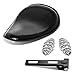 Senkauto Motorcycle Leather Cushion Spring Bracket Bobber Solo Seat for Harley Chopper Suzuki Yamaha Honda