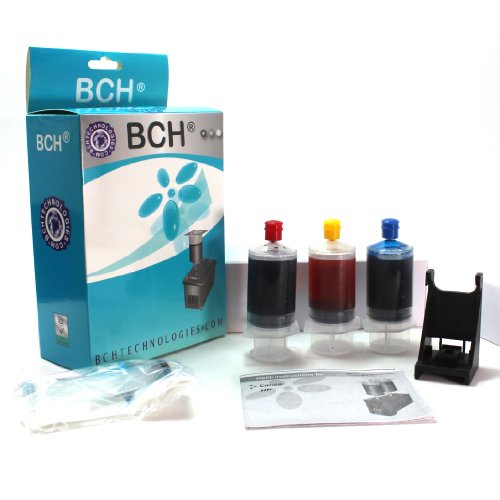 BCH Premium Ink Refill Kit for HP 60 96 121 130 Color Cartridges H1097C