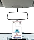 Uber , Lyft , Shuttle bus , Rideshare , Tips Appreciated sign to encourage customer tipping - 7