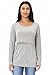 Smallshow Womens 3 Pcs Long Sleeve Maternity Nursing Top Medium Light Brown-Black-Grey