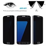 Galaxy S7 Tempered Glass Privacy Screen Protector, IXIR [9H Extreme Hardness] Tempered Glass Screen Protector {Full HD} for Galaxy S7