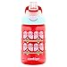 Contigo AUTOSPOUT Straw Gizmo Flip Kids Water Bottle, 14 oz, Ruby with Owls