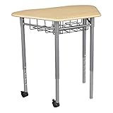 Learniture Hex Collaborative Desk with Wire