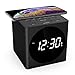 Wireless Charging Alarm Clock Radio for Bedroom, Wireless Charger Compatible iPhone X iPhone 8 with Bluetooth Speaker, USB Charging, FM Radio, Loud Alarm for Heavy Sleepers, 4 Dimmers, Snooze, Black