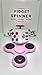 Pink Fidget Hand Spinner + Fidget Cube Combo Pack Bulk 2 PC Multiple Tri-Spinner Non 3D EDC Stress Desk Classroom Fidgeting Brain Focus Desk Finger Toy Quiet Reliever Autism Kids Adults Ceramic Relax