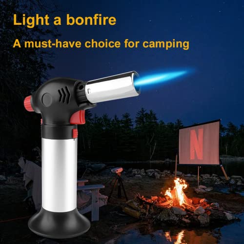 JETPRO Butane Torch Kitchen Torch Lighter Cooking Refillable Torch with